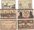Deutschland Deutsches Reich 25 50 75 Pfennig Notgeldschein Notgeld Bremen 3 Scheine -