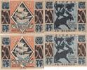 Deutschland Deutsches Reich 2x 50 Pfennig Notgeldschein Notgeld Bremen 2 Scheine -