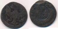 Russland Denga Münze Elisabeth I. (1741-1761) Монета россии -