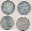 Österreich 2x 100 Schilling Münzen 2 Stück Silbermünzen 50 Jahre Schilling Albergstrassentunel -