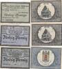 Deutschland Deutsches Reich 3x 50 Pfennig , 3 Scheine Notgeld Notgeldschein Westerland Sylt Schleswig-Holstein 3 Scheine -