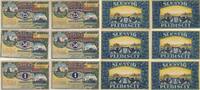 Deutschland Deutsches Reich 2x 25 50 75 Pfennig Notgeld Notgeldschein Vojens Dänisch Nordschleswig 6 Scheine -