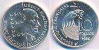 Frankrecih 10 Francs Silber Münze Robert Schuman 5. Republik (1959-2001) -