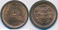 Portugal 5 Centavos Münze -