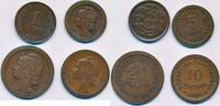 Portugal 1 5 10 20 Centavos 4 Stück Lot Münzen -