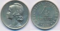 Portugal 4 Escudos Münze -