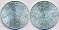 Portugal 250 Escudos Münze Silbermünze 680er -