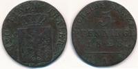 Brandenburg Preussen 3 Pfennig 120 einen Thaler Scheide Münze -