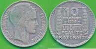 Frankreich 10 Francs Silbermünze Turin , 3. Republik (1871-1940) -