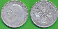 Großbritannien 1 Florin Silbermünze George V. (1910 - 1936) -