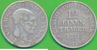 Altdeutschland Deutschland 1/12 Taler Braunschweig-Calenberg-Hannover Ernst August 1837-1851 -