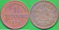 Altdeutschland Deutschland 1 Pfennig Bayern -