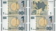 Aserbaidschan 1 Manat Banknote Geldschein, 2 Stück 1 Manat Lot -