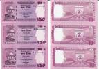 Bangladesch 10 Taka Banknote Geldschein 3 Stück 10 Taka (2012) Lot -