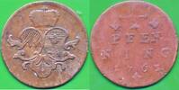 Altdeutschland Deutschland 1/2 Pfennig Würzburg Bistum, Adam Friedrich von Seinsheim 1755-1779 -