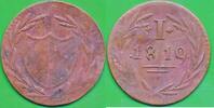 Altdeutschland Deutschland 1 Pfennig Frankfurt, Judenpfennig -
