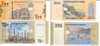 Jemen 200 Rials, 250 Rials Banknote Geldschein 1x200 Rials (unc) 1x250 Rials (unc, Wellungen) LOT -