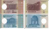 Tadschikistan 1, 5 Dirams Banknote Geldschein 1 Stück 1 Diram, 1 Stück 5 Dirams LOT -