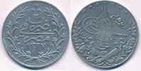 Ägypten 10 Qirsh AH 1327 /3 Muhammad V -