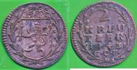 Altdeutschland Deutschland 2 Kreuzer 2 Albus Hessen- Darmstadt LdGrf. Ludwig VIII. (1739-1768) -