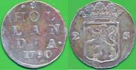 Niederlande Holland 2 Stuiver Hollandia -
