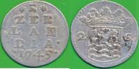 Niederlande Holland 2 Stuiver Zeeland -