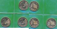 Deutschland 3x 2 Euro , vergoldet Bremen , 3 Stück Gedenkmünzen -