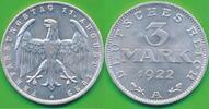 Deutschland Deutsches Reich 3 Mark Münze Weimarer Republik , Verfassungstag -