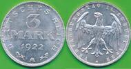 Deutschland Deutsches Reich 3 Mark Münze Weimarer Republik , Verfassungstag -