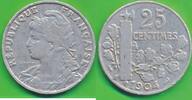 Frankreich 25 Centimes Münze , 3. Republik (1871-1940) -