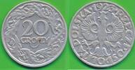 Polen 20 Groszy Kursmünze, 2. Republik 1918-1939 -