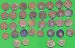 Deutschland Drittes Reich 1 2 5 10 Pfennig Münzen Lot , 18 Stück mit Hakenkreuz -