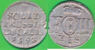 Altdeutschland Deutschland 1 Solidus Brandenburg-Preußen Friedrich III (1688-1701), 1 Schilling HS Königsberg -