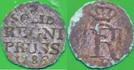 Altdeutschland Deutschland 1 Solidus Schilling Brandenburg-Preußen Friedrich II. der Große, 1740-1786 -