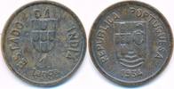 Indien/Kolonie Portugal 1 Tanga Kursmünze unter portugisischer Verwaltung -