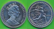 Gibraltar 1 Crown Gedenkmünze , Olympische Spiele Atlanta 1996 -
