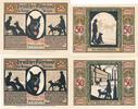 Oldenburg 50 Pfennig 2 Notgeldscheine Deutscher Führhund für Kriegsblinde -