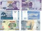 Madagaskar 20 Kwacha 100 200 Ariary Banknote Geldscheine 20 Kwacha (2016) 100 (2004) 200 (o.D.2017) Ariary 3 Scheine -