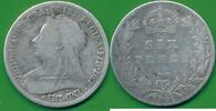 Großbritannien 6 Pence Victoria, 1837 - 1901 -
