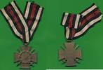 Deutsches Reich Deutschland I.WK Abzeichen Ehrenzeichen Ehrenkreuz mit Schwertern fü Frontkämpfer 1914-1918 Hersteller ESL -