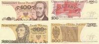 Polen 500 und 1000 Zloty Zlotych 2 Scheine -