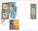 USA - Vereinigte Staaten v. Amerika $ 1 Dollar Banknotenbrief Numisbrief -