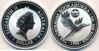 Australien $ 1 Dollar Elisabeth II. - Kookaburra , 999er Feinsilber, 1$ / 1 Unze -