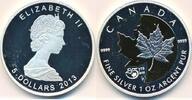 Canada $ 5 Dollars Three Maple Leafs , 1 Unze Silber 999er -