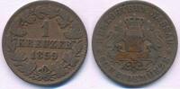 Altdeutschland Deutschland 1 Kreuzer Nassau, Herzogtum, Adolph (1839-1866) -