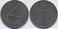 Deutsches Reich Deutschland Weimarer Republik 4 Reichspfennig -