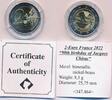 Frankreich 2 Euro 90. Geburtstag von Jacques Chirac -