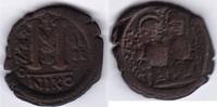 Byzanz Follis Justinus II Sophia Nicomedia -