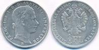 Österreich 1/4 Gulden Franz Josef, Prägung B -