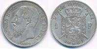 Belgien 1 Franc Leopold II Brüssel -